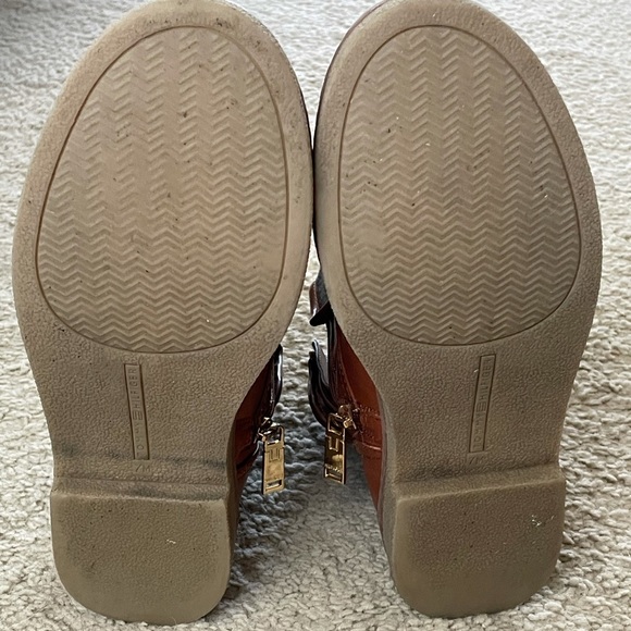 Cognac & gray wool Tommy Hilfiger boots size 7 - Picture 2 of 5